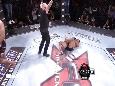 Front â€˜Karateâ€™ Kick MMA Knock Out HD Video