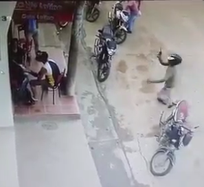 Hitman Stumbles But Still Able to Execute His Victim 