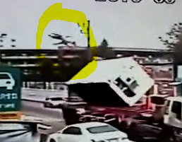 Container Truck Hits Bucket Truck Arm Killing Utility Worker