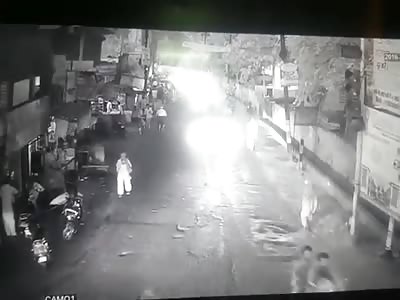 Out of Control Speeding Tanker Ran Over 2 People 