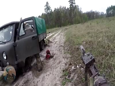 Ukrainian Reinforcement gets ambused, killed and looted