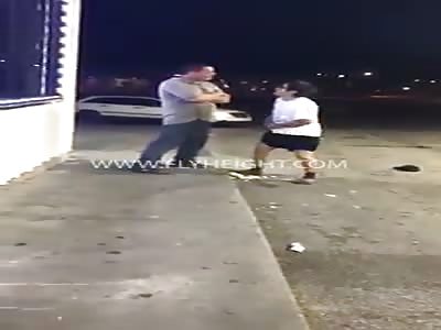Wannabe Thug Gets Knocked Out After Threatening To Pull A Gun On Someone