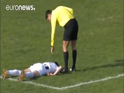 Croatian soccer player dies shortly after being hit in chest by ball