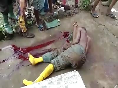 farmer shoot dead by army