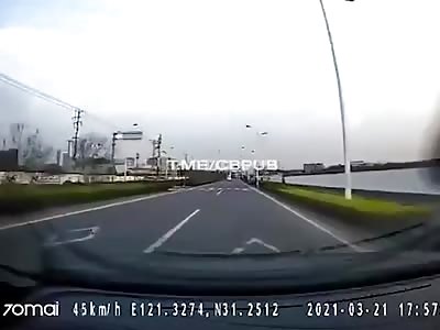 Depressive man commit suicide by jumping in front of speeding car 
