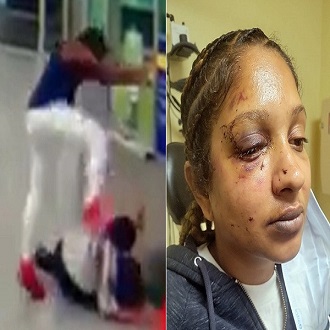 Woman Savagely Beaten by Homeless Parolee Inside NYC Subway Station.