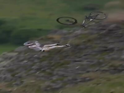 Biker fall to his death from cliff 