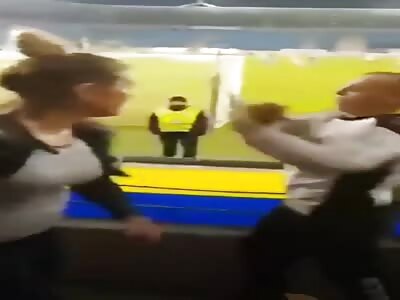 A crazed Karen nearly murders a man at a Futbol game...