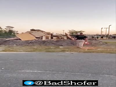 Stupid police officer nearly burned 
