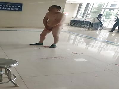 Nude man came to the hospital holding his castrated penis