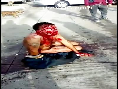 In Naucalpan Mexico the lynched thief (FULL VIDEO)