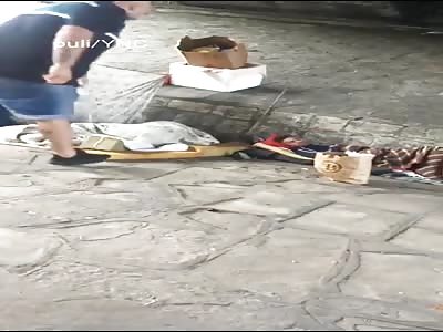 Homeless Man Set on Fire in Shocking Attack in Mataderos , Argentina