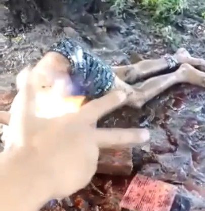 Shocking.. Man Killed and Burned by Rival Gang in Brazil 