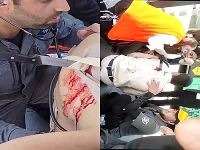 ATTACK THE KNIFE TODAY IN ISRAEL, TWO VICTIMS, BEING ISRAELI POLICE.
