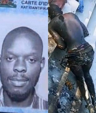 Man Sets himself On Fire at Vertières Monument In Haiti (Full)