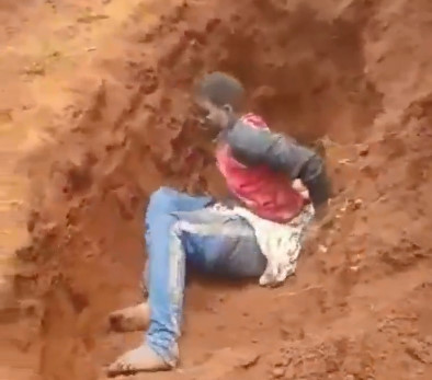 Woman Forced To Lie Face Down In Grave And Shot With A Pistol Then Buried