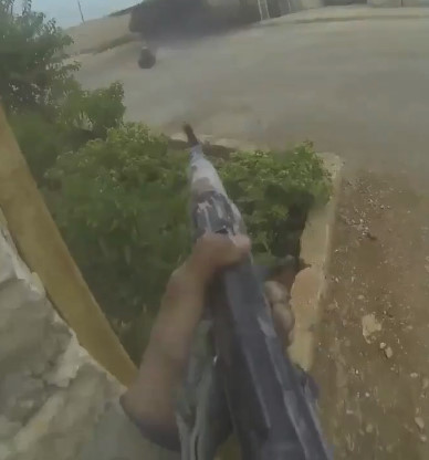 Regime Soldier Gunned Down {GoPro Cam}