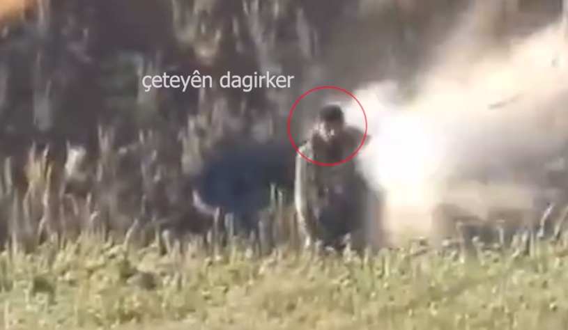Turkish Soldier Gets Obliterated By Kurdish Sniper