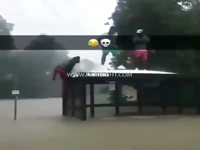 When Acting A Fool During Houston Flood Goes Wrong