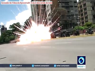 Explosion during vote for constituent assembly injures police officers in Venezuela