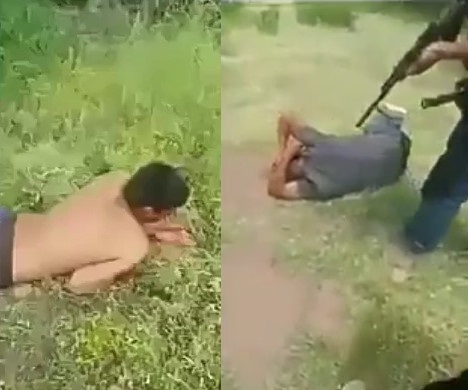 New Narco-Execution: Video where they execute Sicarios of the New Family to Sicario of the CJNG in Michoacan