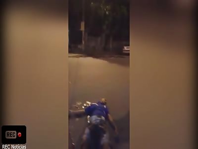 gangster shot dead trying to rob a bar