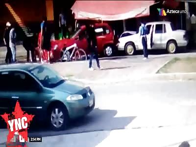 in mexico a family was preparing to eat tacos when a young man in a drunken state ran over them