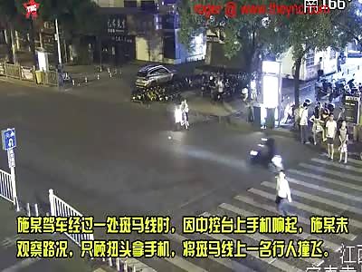 woman died after a zebra crossing accident in Jiangxi