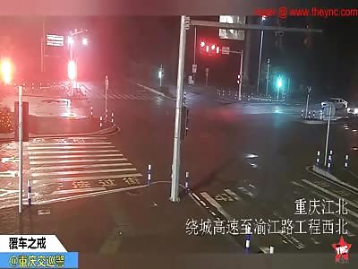 zebra crossing accident in Chongqing.