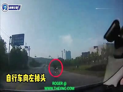 Bike Accident in Chenzhou