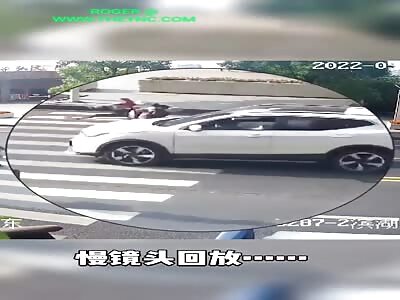 Zebra crossing Accident in Changde City