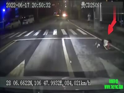 Child was hit by a car in Liaoyuan