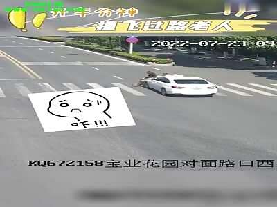 Zebra crossing Accident in Shaoxing City