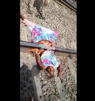 Old Woman Committed Suicide in Railway Train