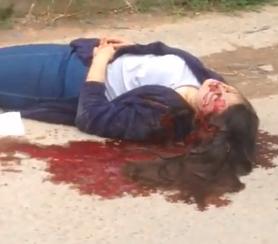 Poor Girl was brutally killed by Hitman in Colombia 