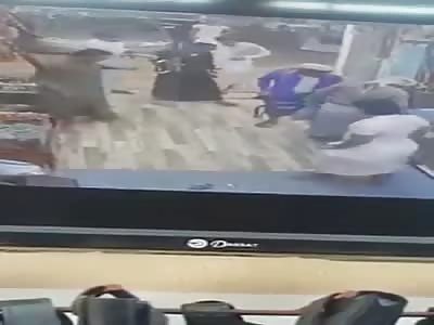 Arab Man Shoots Himself in His Leg Accidentally