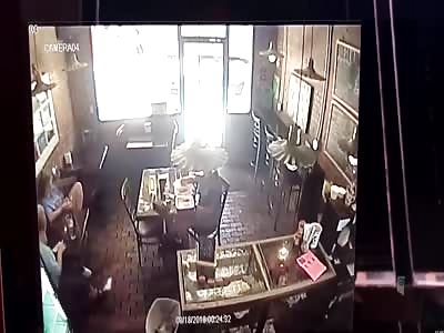 Massive Gas explosion in Georgia coffee shop