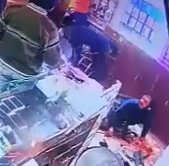 Brutal Machete Gang Attack on Store Clerk