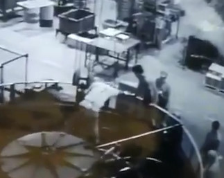 Factory Worker Gets Sucked Into A Machine In China