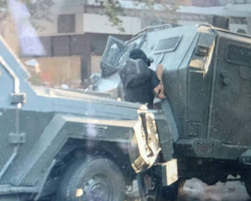 Protestor in Chile Smashed Between Two Tanks