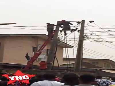 Man electrocuted while trying to stop another man being electrocuted