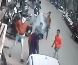 Man Brutally Shot and Stabbed to Death in India (Better Quality)