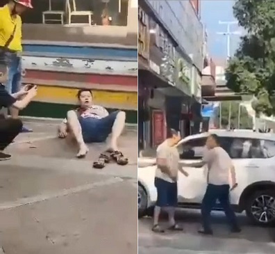 Chinese Gets Stabbed in Vicious Street Attack (Action & Aftermath)