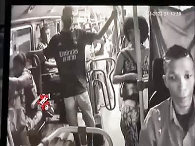 Bus Driver Gets Stabbed Multiple Times While Trying To Stop An Armed Thief In The Act.