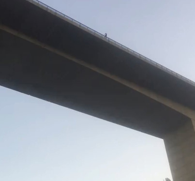 Depressive Man Committed Suicide Jumping from a Bridge
