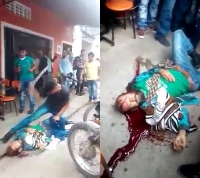 Man is Hacked to Death In the streets of Colombia (Aftermath is the Next Video Posted) 