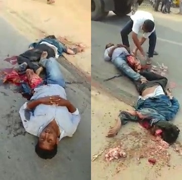 Very Dangerous Accident in India (Another Angle)