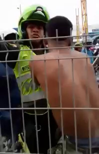 Thief lynched in Colombia