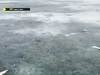 Fishermen filmed the death of the drifter