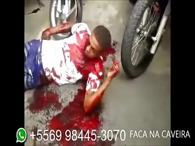  Burglar dying after a police officer's reaction - BRAZIL